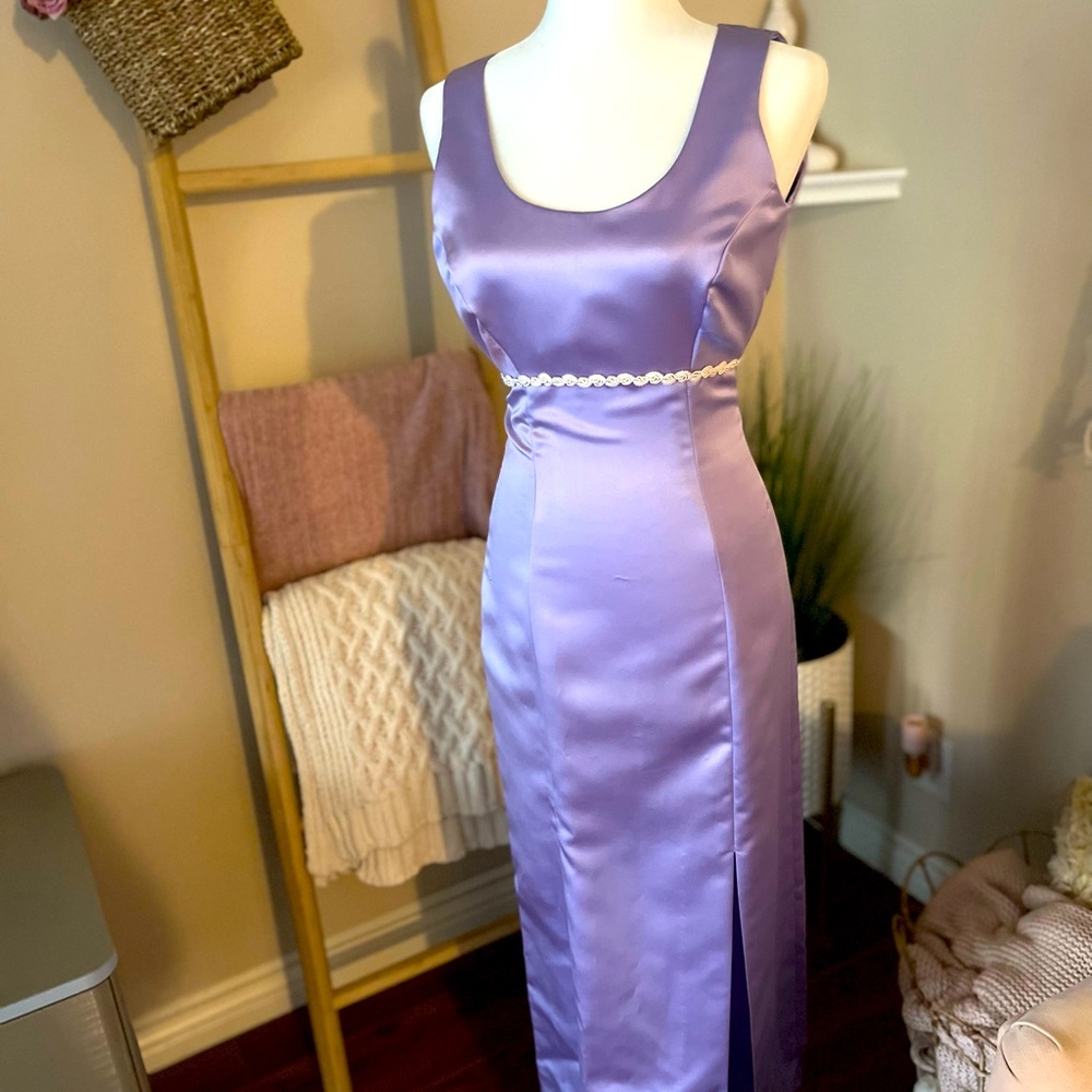 Vintage Handmade 90’s Lavender Dress | Size 4